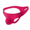 ZOQQ men cotton lycra magenta thong panty - Image 5