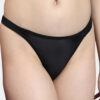 ZOQQ women belt thong Black panty