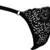 ZOQQ women black lace thong panty - Image 3