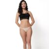 ZOQQ women beige lace thong panty