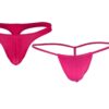 ZOQQ men lycra Magenta thong g-string