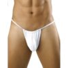 ZOQQ men lycra White thong g-string - Image 5