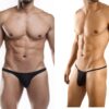 ZOQQ men lycra black thong g-string