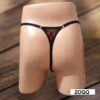 ZOQQ sexy black g-string panty with red heart - Image 3