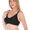 ZOQQ Women comfortable cotton black bra - Image 2