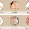 2 Pair Nipple Covers Reusable Comfortable Invisible Adhesive Silicone Pasties for Women - Image 2