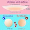 2 Pair Nipple Covers Reusable Comfortable Invisible Adhesive Silicone Pasties for Women - Image 5